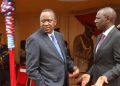 Uhuru Kenyatta and William Ruto at previous function