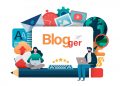 Image of a blogger