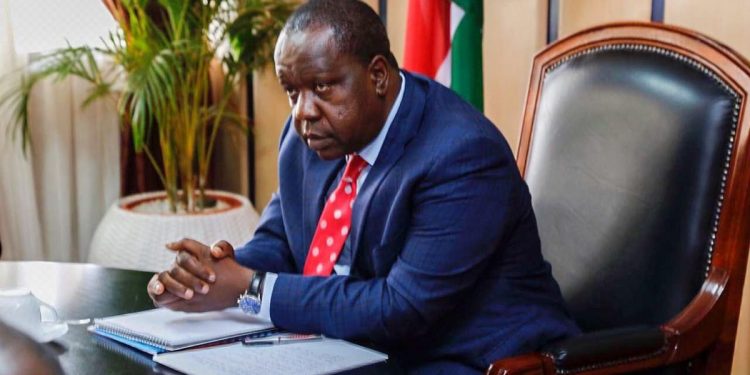 Fred Matiangi. There are some reports that Fred Matiangi has contracted Covid-19 and he is fighting for his life in Aga Khan Hospital ICU