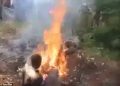 Burning of people suspected of practising witchcraft in Kisii County is very common.